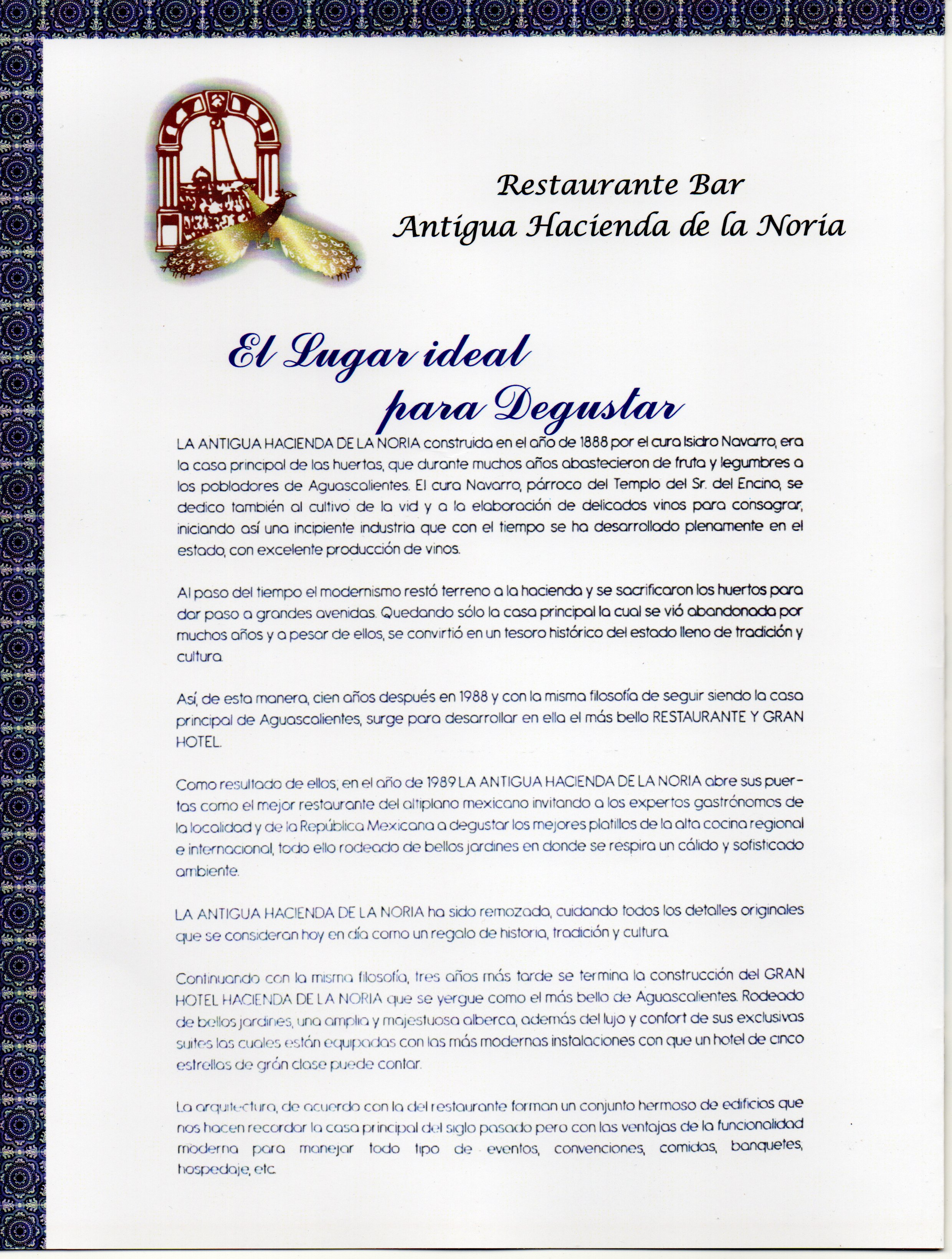 Página 4 del Menú de Comidas