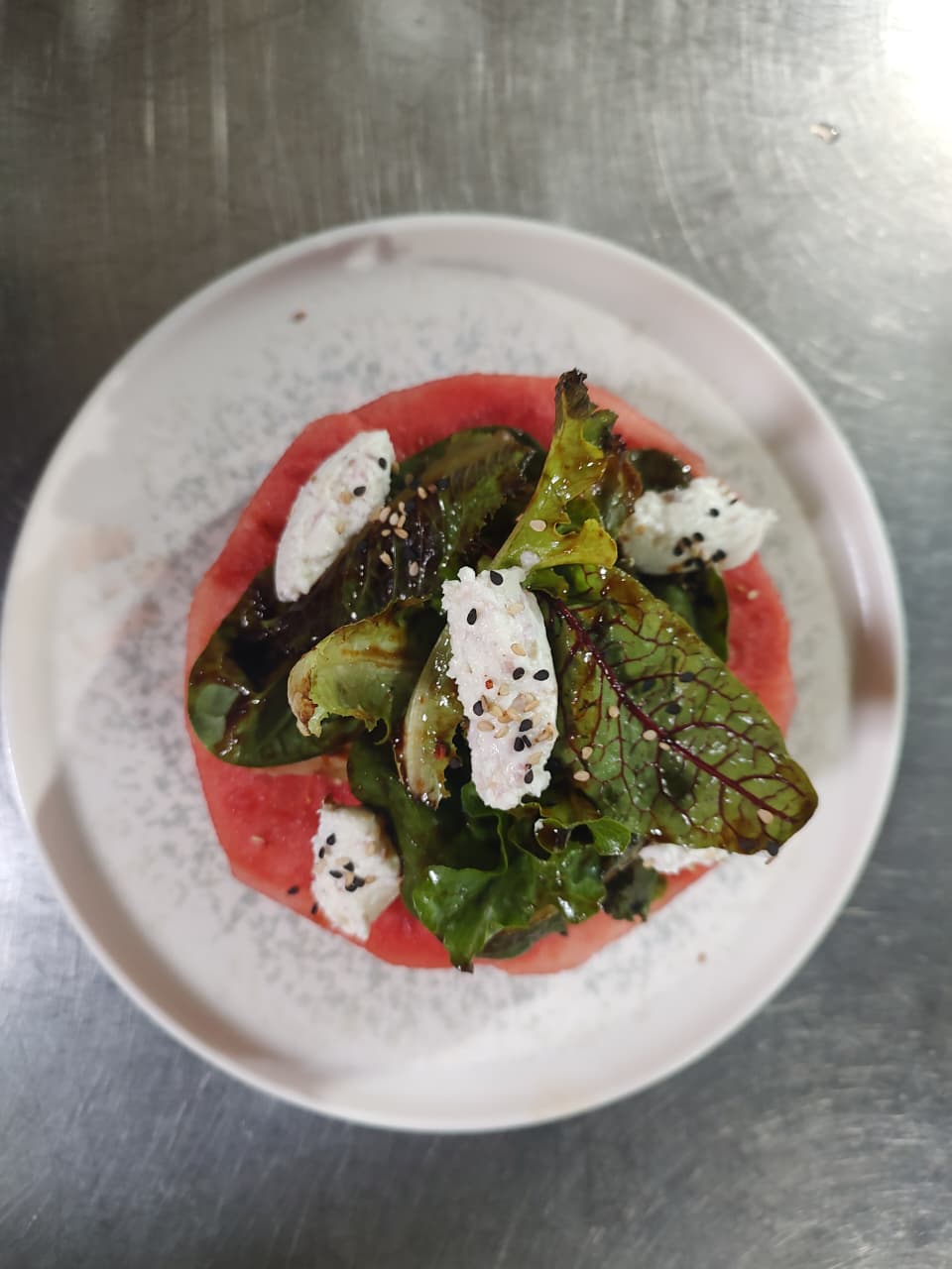 Ensalada fresca de sandia